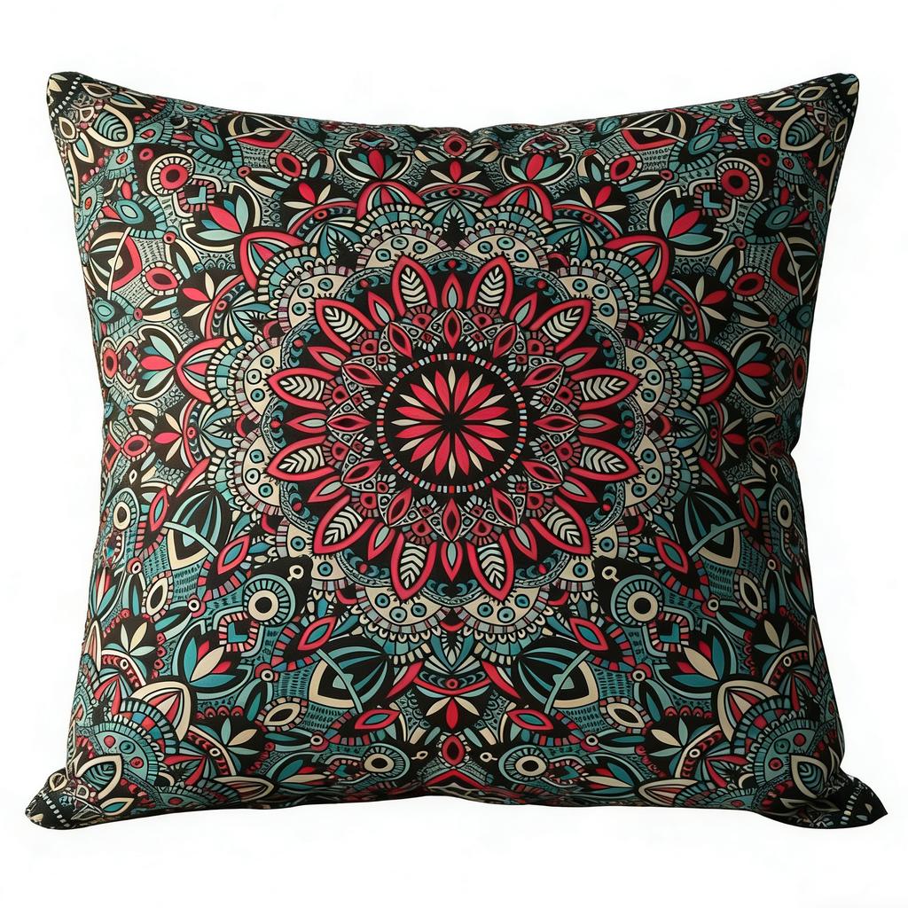 Home Decor Colorful Ethnic-Patterned Decorative Pillow Covers Pattern Cushion Cover Suitable For Sofa Bedroom Car Pillow Cover