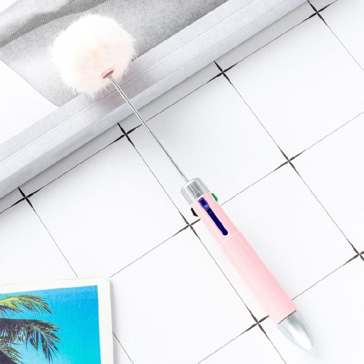 Multicolor Pen Ballpoint Beadable Retractable Ballpoint Pen 4 Color in 1 Ballpoint Pen Retractable Multicolor Pen