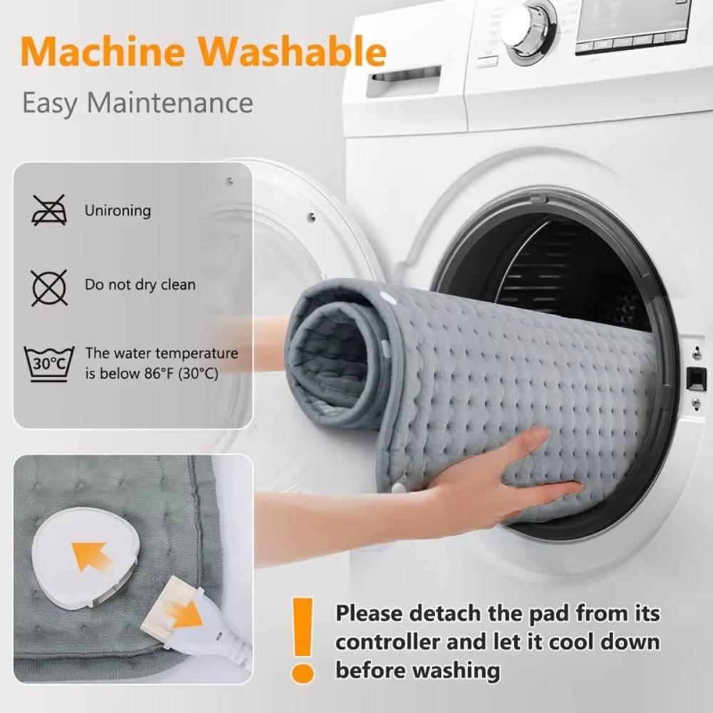 Timed Heating Electric Heating Pad 6-Speed Timing Functions Intelligent Blanket  Neck Massage