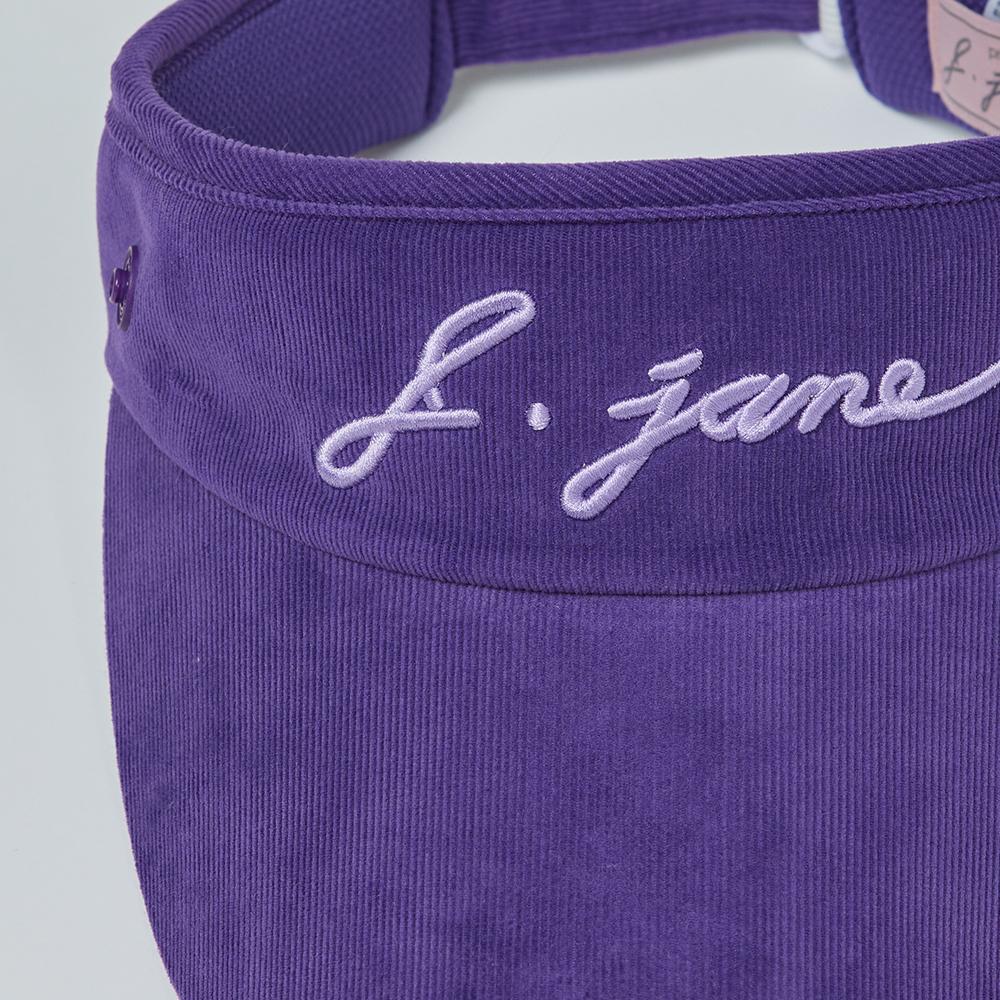 J.JANE Two-Way Fur Earflap Sun Cap (Purple)