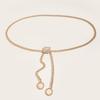 Pink Simulation Fashion Gemstone Decoration Women Casual Waist Chain Daily For