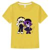 100% Cotone Gioco Droni Assassini T-shirt per Bambini Stampa Cartone Animato Magliette per Bambini Streetwear Ragazzi Ragazze Top Casual Girocollo Manica Corta