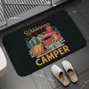 Non-slip and Washable Mats Doormats Kitchen Mat Happy Campers Balcony Hallway Floor Bath Carpet Absorbent Bathroom Rug Prayer