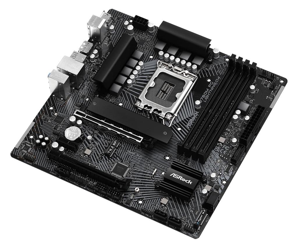 ASROCK B760M PG Intel B760 LGA 1700 Micro Lightning/D4 ATX.