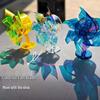 Electric Motorcycle Windmill LED Light Decor: Colorful Wind-Powered Vehicle Decoration
