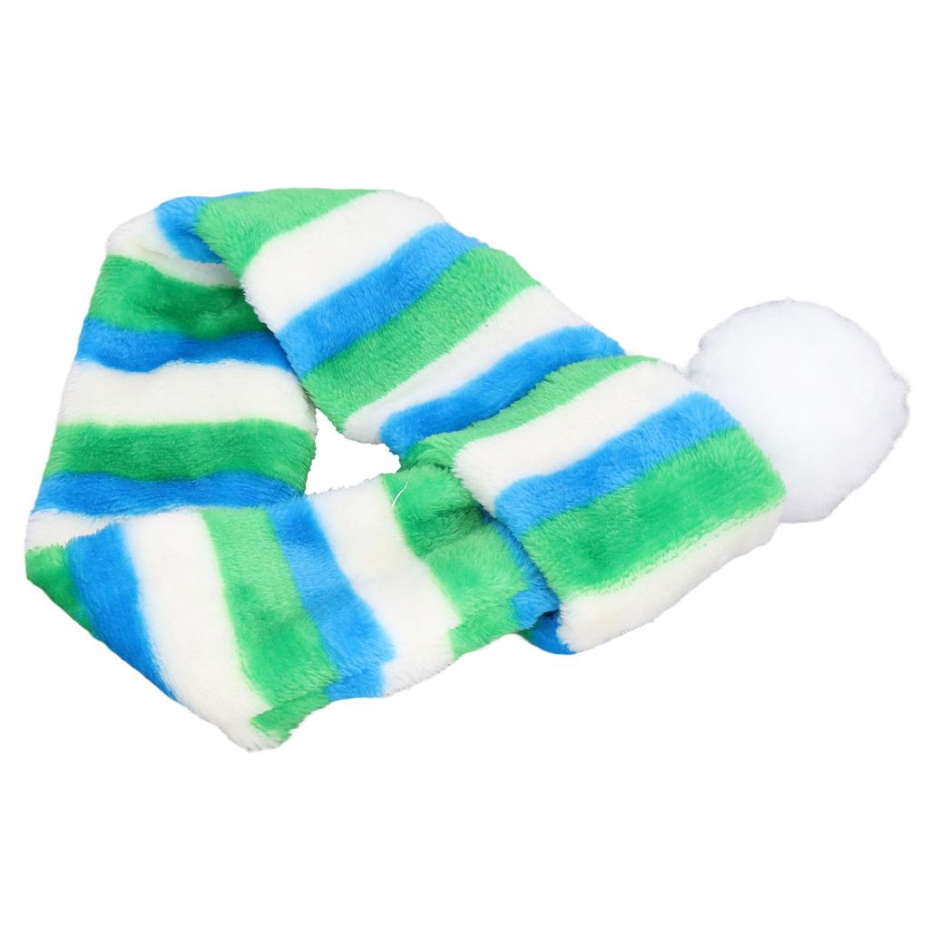 Christmas Pet Scarf Warm Cozy Dog Winter Striped Scarf for Family Shooting Birthday Party55cm /