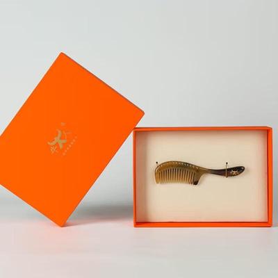 Natural Ox Horn Head Massage Comb