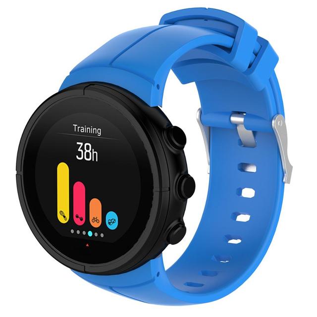 

For Suunto Spartan Ultra Smart watch Wrist Bracelet Strap Watchbands Silicone Replacement Sport Watch Band With Tool небо синє кольору