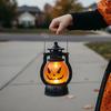 Mini Halloween Pumpkin LED Lantern With Warm Flickering Light For Halloween Home Party Tabletop Decor Gifts