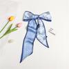 Silk Scarf, Long Strip, High-Feeling Headscarf, Headband, Hair Tie, Bag, Gift Streamer, Multi-Purpose Decorative Scarf, Belt, Silk Scarf.