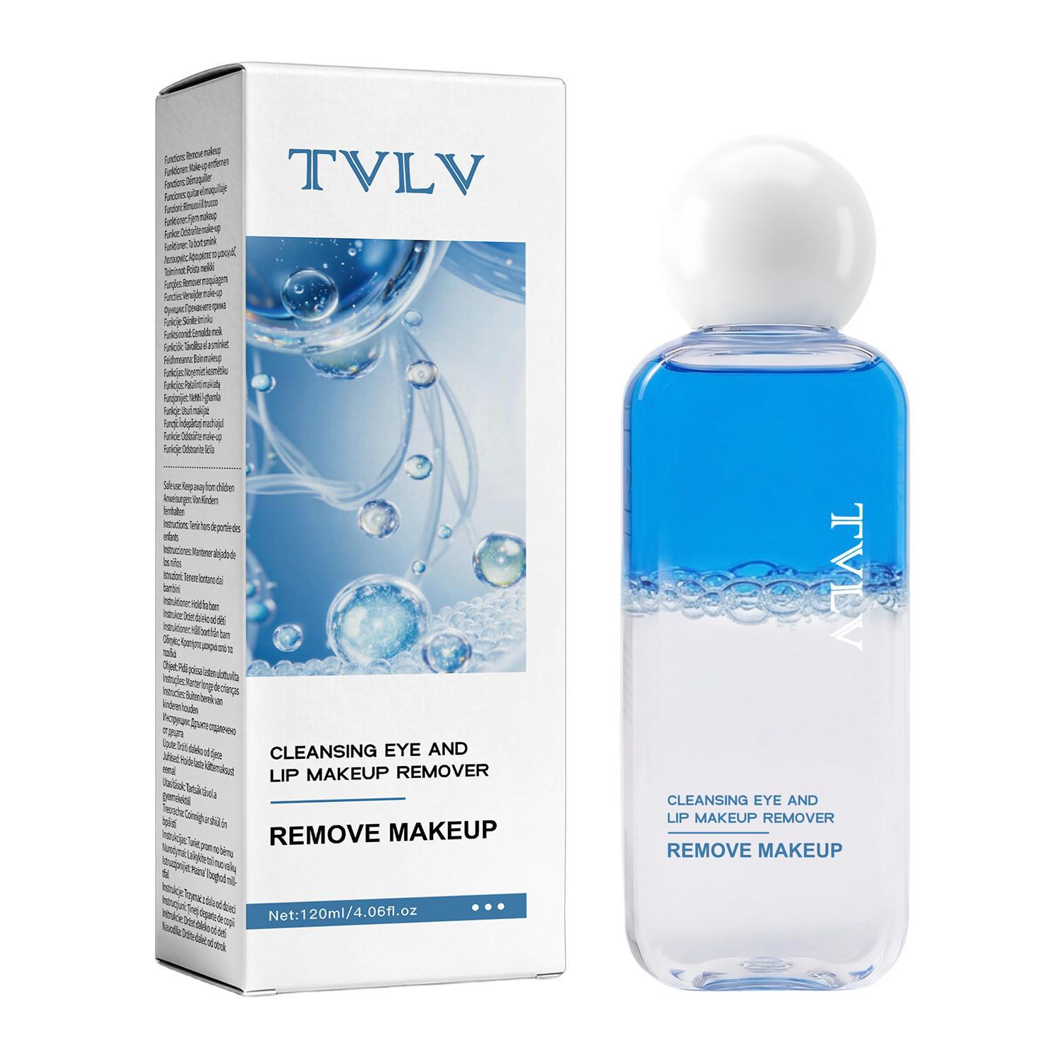 TVLV Gentle Eye & Lip Makeup Remover - Purifying, Deep Cleansing, Moisturizing, Non-Greasy & Non-Irritating 6020 Makeup Remover