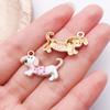 Cartoon Dog Pendants: Chihuahua, Corgi, Golden Retriever, French Bulldog, Dachshund Collars