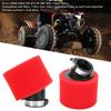 38mm 1.5in 45 Grad Abgewinkelter Schaumstoff-Luftfilter Kapselreiniger für CRF50 XR50 CRF ATV PIT DIRT BIKE 110cc 125cc Rot