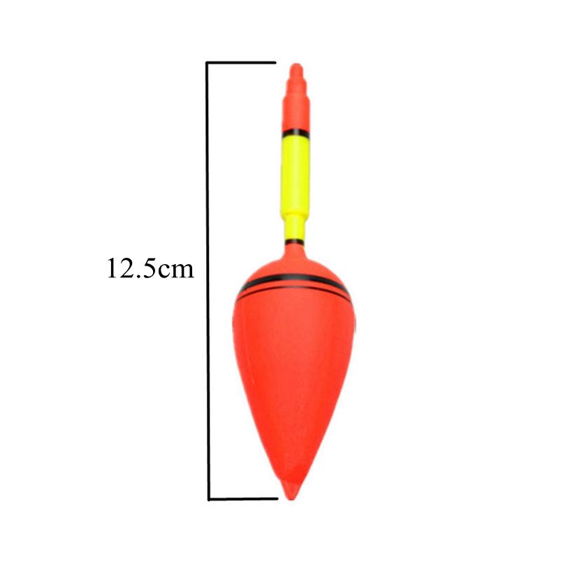5pcs Belly Fishing Float Bobber Buoy 8# Oval Hard Tail Plastic Rock Sea Fishing Floater Fishing Tackles  Accessories