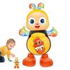 Dancing Bee Electric Toys with Musical and Lights  Electronic Cartoon Bee Preschool Learning Toys Dancing Animal Bee Singing Toy
