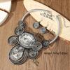 Crystal Gem Vintage Beads Necklaces Irregular Banquet Jewelry  Evening