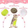 6pcs Pet Cat Plush Catnip Chew Toys Chasing Chewing Exercising Interactive Kicker Toys For Indoor