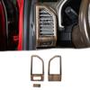 Left & Right Dashboard Air Condition Vent Outlet Decor Cover For Ford F150 15-20