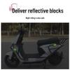 Ninebot Electric Scooter Crash Bars: Anti-fall Thickened Bumper, Backrest, Rear Luggage Rack Cover