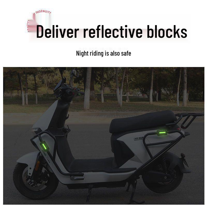 Ninebot Electric Scooter Crash Bars: Anti-fall Thickened Bumper, Backrest, Rear Luggage Rack Cover