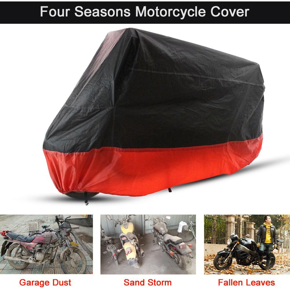 Motorcycle Moped Scooter Cover Breathable Outdoor Dust Rain UV Protector Waterproof Cover L