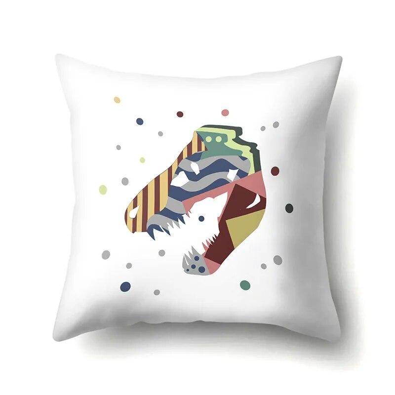 Musical Instrument Knitted Pattern Printed Pillow Cover Sofa