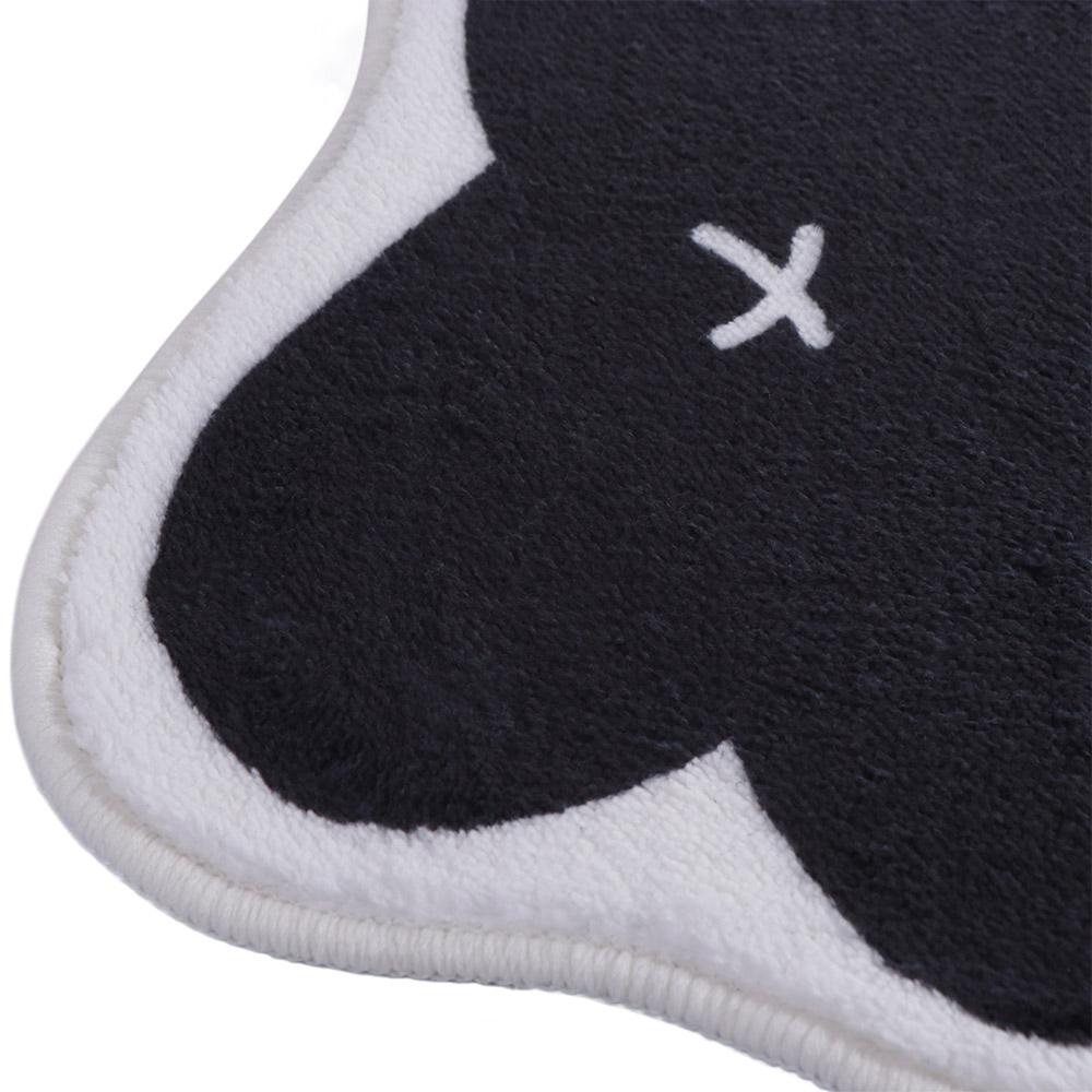 Black Cat Floor Carpet Non-Slip Floor Rugs Home Decoration Cat Shaped Floor Mat  Bedroom