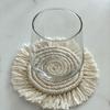 Dessous de verre en macramé