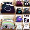 Luxurious Tiktok Pattern Duvet Cover Set With Pillowcase For Comfortable Sleep