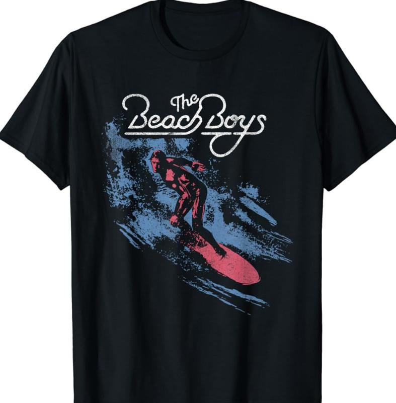 Vtg The Beach Boys 2019 Surfer Cotton Black Full Size Unisex Tee Shirt TR407 Unisex T-Shirt M
