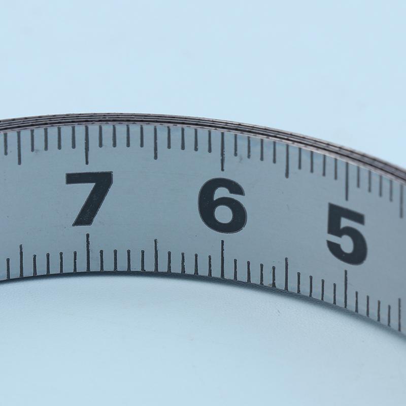 Self-Adhesive Tape Measure Steel Tape Ruler Metric Scale 1M/2M Length For T-Track Router Table Saw Household Measuring Tools