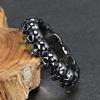 Men and Women Skull Rings Retro Anti Silver Color Gothic Skull Head Finger Rings Couple Accessories Punk Hip-hip Jewelry