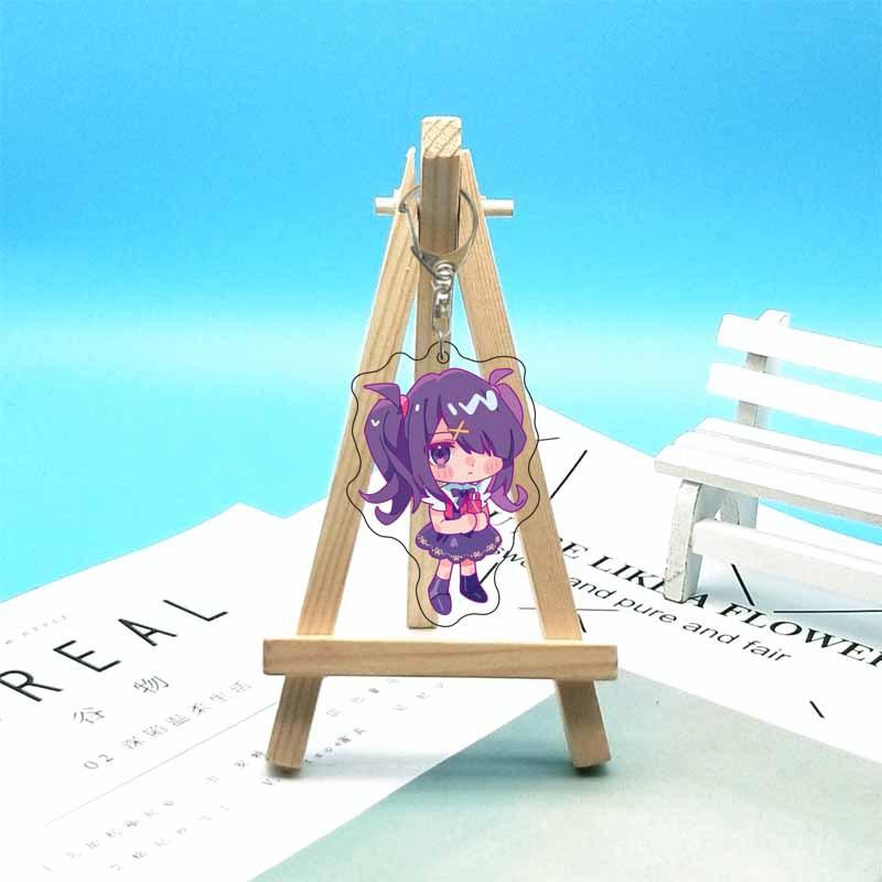 6cm Anime chain Needy Girl Overdose Women Chain For Men Ring Acrylic Car ring Party Pendant Cos Girls Gift