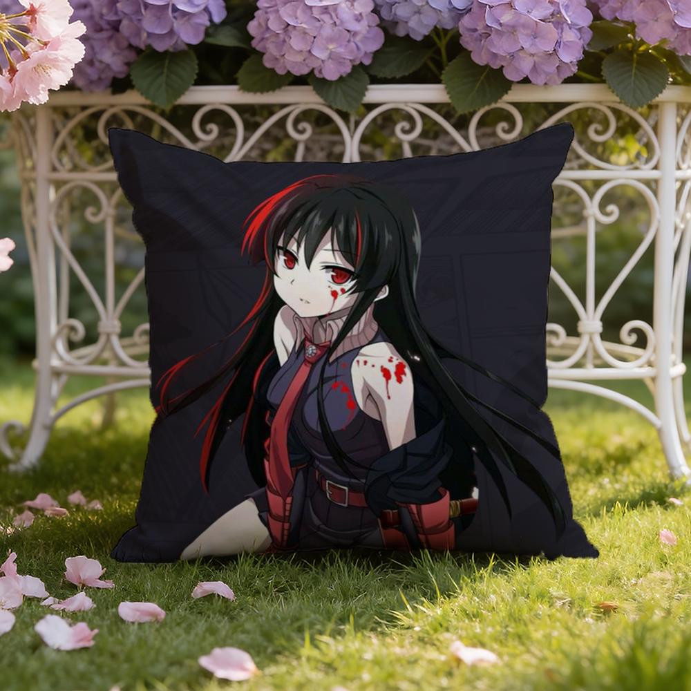 A-Akame Ga K-Kill Cushion Cover Home & Car Dual-Scene Pillow Cover: Reversible for Premium Comfort