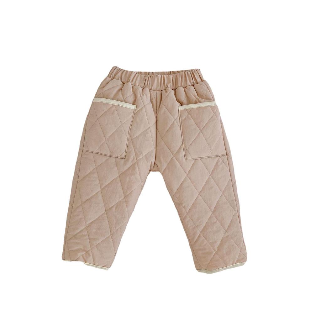 2024 Winter Infant & Toddler Diamond Quilted Thick Trousers
