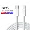 Original PD 60W Fast Charger 6A USB C To Type C Cable For Apple iPhone 15/16 Pro MAX Quick Charging For Samsung S24 Xiaomi Cable