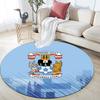 Coventry City Pattern Round rug,Carpet Rug for Living Room Bedroom Playroom ,Non-slip Floor Mat,Holiday Gifts and Birthday Gifts.