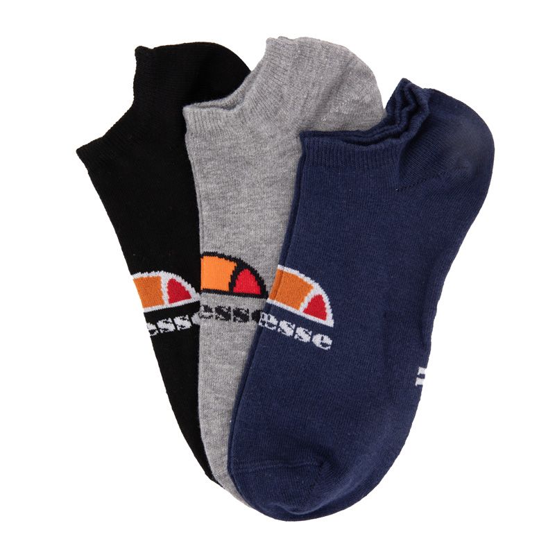 Chaussettes courtes imprimé logo coloré x3 Homme ELLESSE