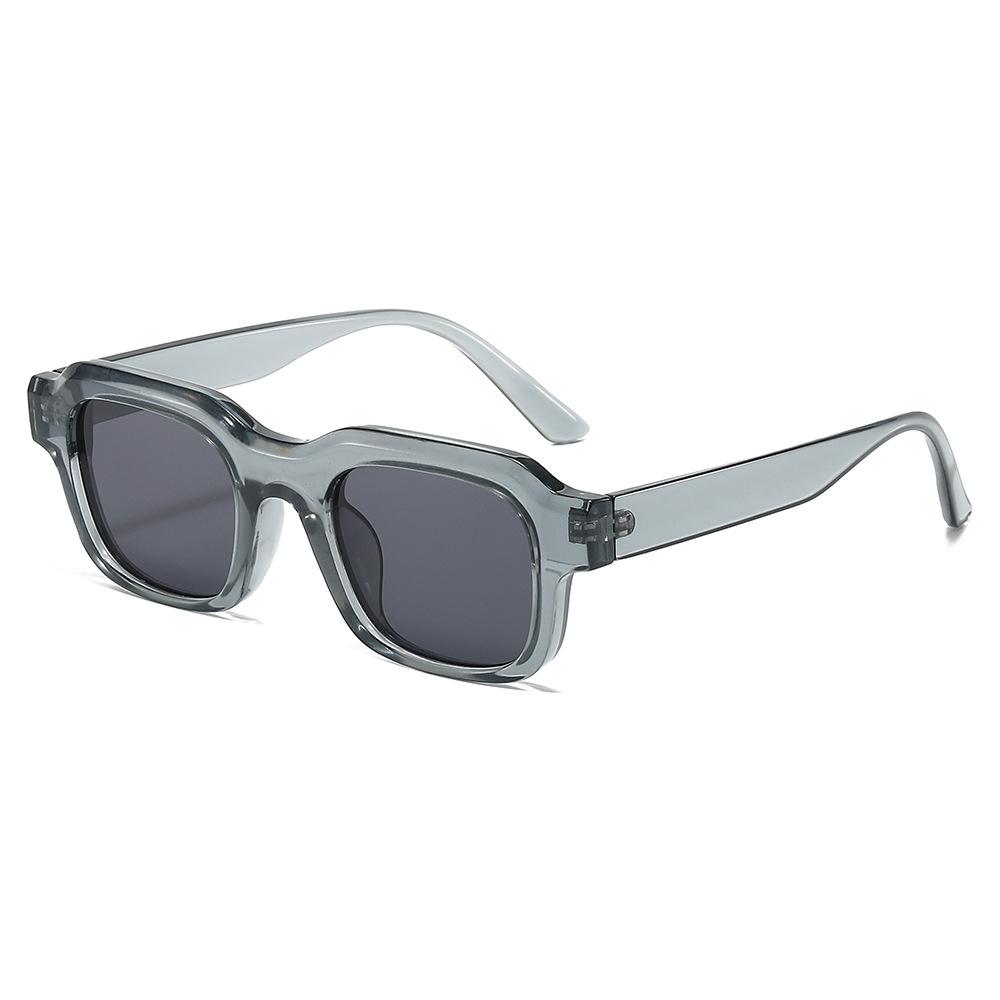 Square Sunglasses Men for Women Transparent Sun Eyeglasses Travel Sunglasses Classic Vintage Vintage Retro UV400 Lunette Soleil Femme Gafas De Sol