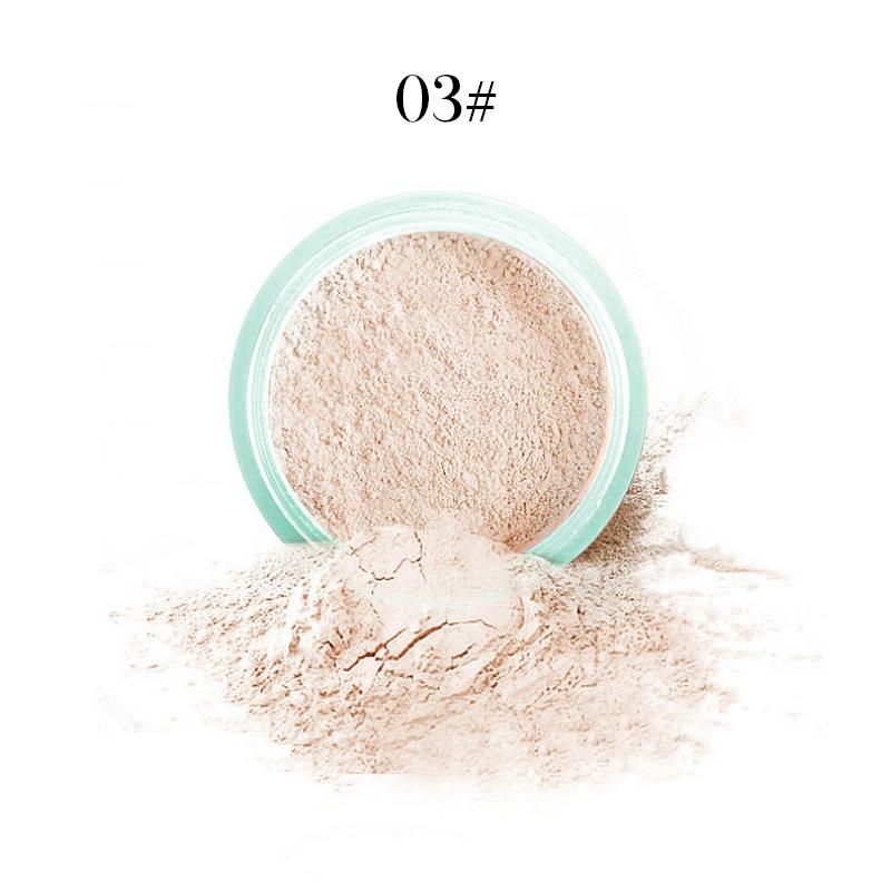 Fond de ten Machiaj Controlul uleiului Cosmetice Setare translucide Pudră liberă Finisare Mineral Bază mată