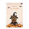 Halloween Horror Pumpkin Hanging Flags Garden Flag Banner Double-sided Printing Imitation Linen Flags Outdoor House Porch Decor