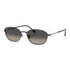 Ray-Ban Logo Metal Oval Sunglasses Women Sunglasses Black ORB3749-002_71