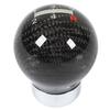 Gear Shifting Lever Knob Carbon Fiber 15mm Bottom Interface Round Ball Manual Automatic Transmission Shifter Head Knob
