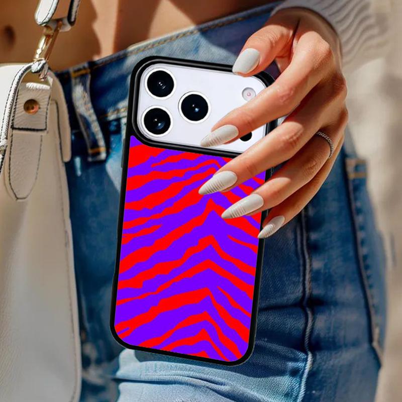 Animal Pattern Zebra Phone Case For iPhone 17 Air 14 15 13 12 Max Cover For Apple 14 15 16 16e 11 Pro Max Plus Coque