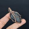 Shungite 999 Copper Wire Wrapped Pendant, Handmade Gemstone Pendant Jewelry, Gifts For Love Brand New Pendant