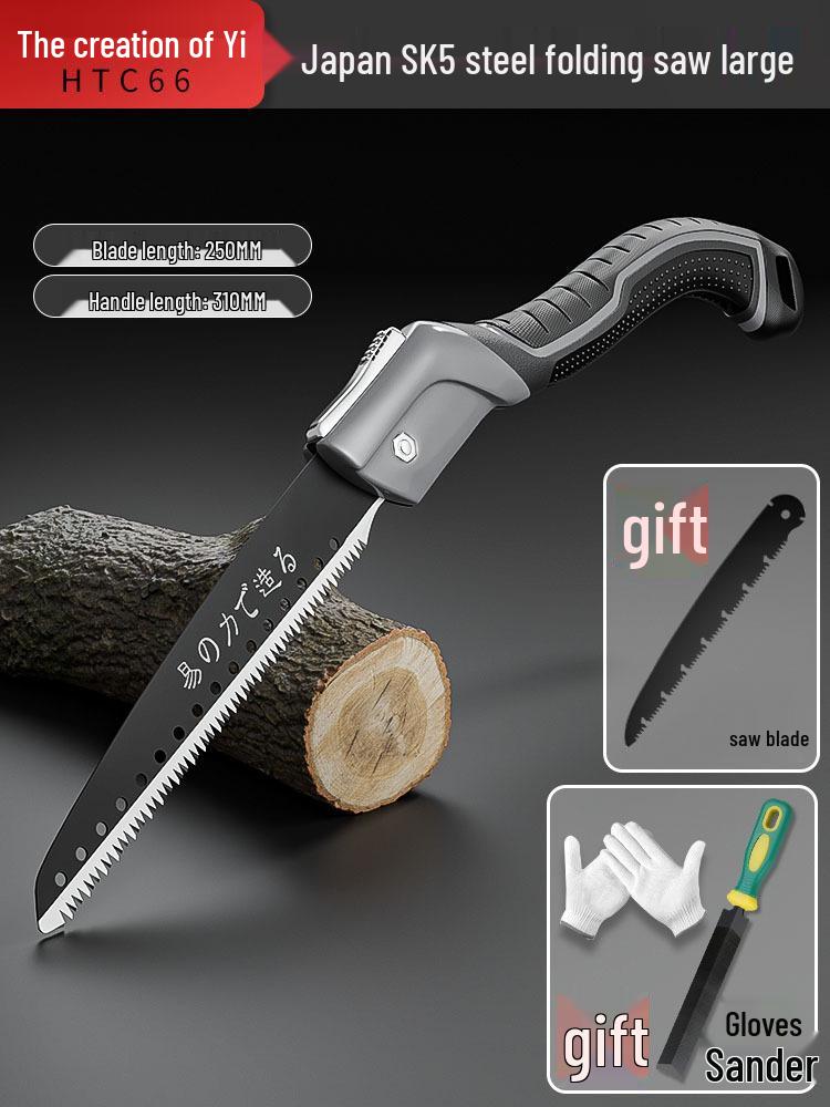 Japanese Folding Hand Saw: Fast Felling Tree Saw for Manual Wood Cutting