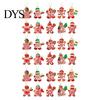 Holiday Gift Box Pendants 20/30/40Pcs Wooden Christmas Ornaments, Candy Cane Lollipop Rustic Xmas Tree Hanging Ornaments Decor for Party Wreath Window