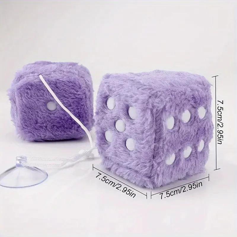 [Dice Cube Car Pendant] 7.5cm Dice Cube Car Pendant | Easy-to-Install Car Ornament for Expression and Enhanced Driving Style