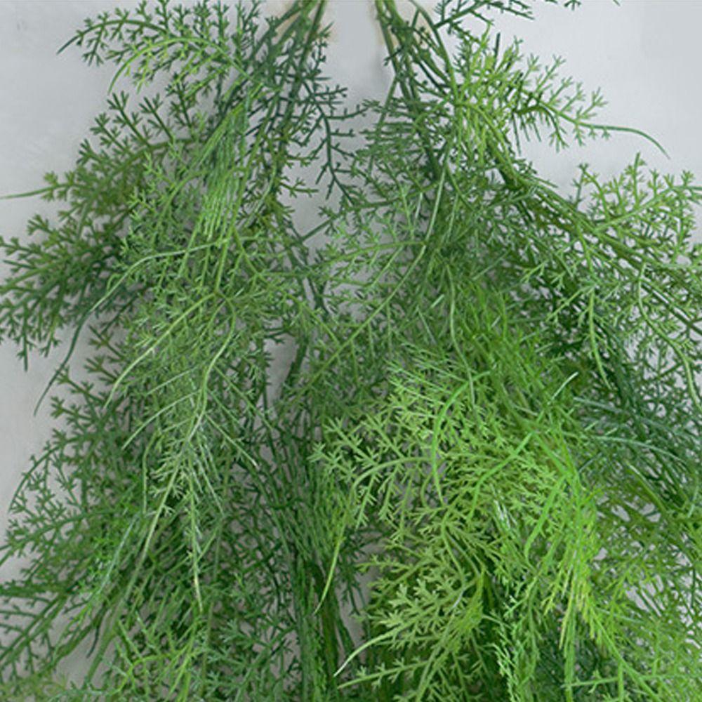 Plastic Artificial Hanging Fern Plant Realistic Fake Hanging Plants  Home Garden Decor