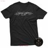 Koszulka z metalowym logo Legionu z gotycką typografią, vintage, prana, miękka, streetwear, wygodna, markowa, rozciągliwa, unisex